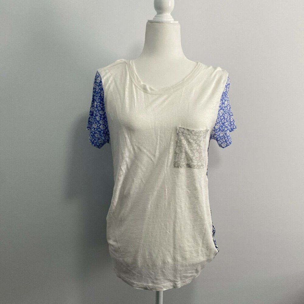 J.Crew Thin‎ T-Shirt Floral print back Size M